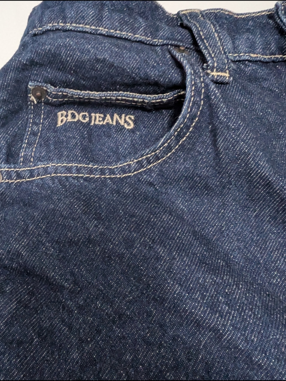 BDG Men's Indigo Relaxed-Fit Jeans